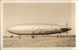 U.S. Navy Dirigible USS Akron Postcard