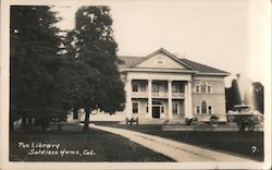 The Library, Sawtelle Soldiers Home Postcard