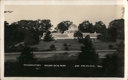 Conservatory, Golden Gate Park Postcard