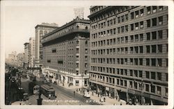 Market St. at Geary Postcard