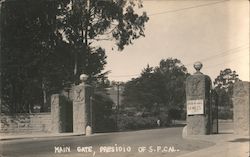 Main Gate, Presidio Postcard