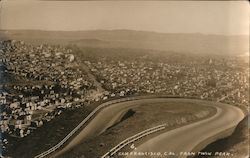 San Francisco From Twin Peak Postcard