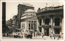 O'Farrell Street at Market & Grant Postcard