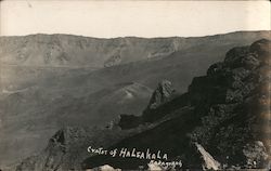 Crater of Haleakala Hawaii Postcard Postcard Postcard