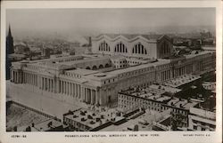 Bird's Eye View of Pennsylvania Station Postcard