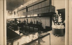 Shoe Store Interior, Probably Florida Postcard