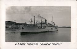 U.S. Army Transport Chateau Thierry (AP-31) Ships Postcard Postcard Postcard