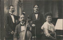 Portrait of a small orchestra Postcard