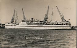 M.V. "Dilwara" Boats, Ships Postcard Postcard Postcard