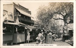 Olvera St. Los Angeles, CA Postcard Postcard Postcard