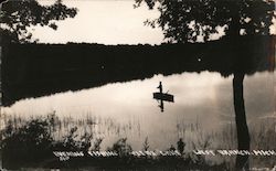 Evening Fishing, Clear Lake Postcard