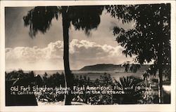 Old Fort Stocton where First American Flag was raised in California San Diego, CA Postcard Postcard Postcard