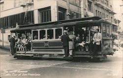 The World Famous Cable Car San Francisco, CA Postcard Postcard Postcard