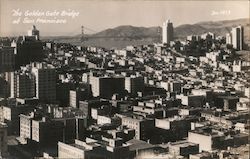 The Golden Gate Bridge at San Francisco California Postcard Postcard Postcard