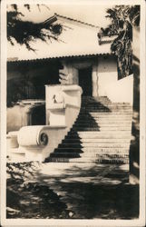 Classical Stairway, Bowers Memorial Museum Santa Ana, CA Postcard Postcard Postcard