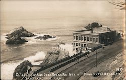 Cliff House and Seal Rocks as seen from Sutro Heights San Francisco, CA Postcard Postcard Postcard