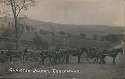 Ganister Quarry, Egglestone UK Postcard Postcard Postcard