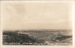 Mountains North from Sunset (?) Santa Monica / Malibu Area Postcard