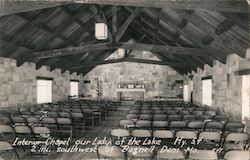 Interior Chapel, Our Lady of the Lake, SW of Bagnell Dam Lake Ozark, MO Postcard Postcard Postcard