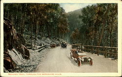 Mohawk Trail Through The Berkshire Hills Massachusetts Postcard Postcard