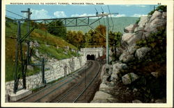 Western Entrance To Hoosac Tunnel Mohawk Trail, MA Postcard Postcard