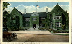 Houston Hall, University Of Penna Philadelphia, PA Postcard Postcard