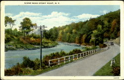 Scene Near Story Point Postcard