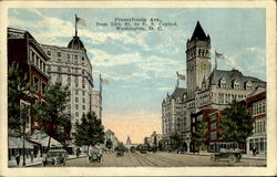 Pennsylvania Ave, 12th St Postcard