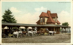 Railway Station Postcard