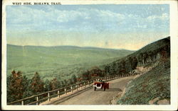 West Side Mohawk Trail Massachusetts Postcard Postcard