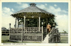 Bandstand, Camp Johnston Carrabelle, FL Postcard Postcard