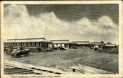 Field Hospital , Camp Devens Postcard