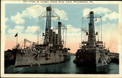 View At League Island Navy Yard Philadelphia, PA Postcard Postcard