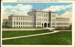 Lowell Textile School N Postcard