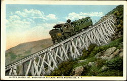 Jacob's Ladder Mount Washington, NH Postcard Postcard