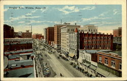 Douglas Ave Wichita, KS Postcard Postcard