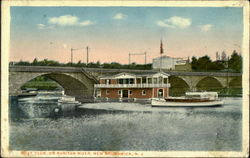 Boat Club On Raritan River New Brunswick, NJ Postcard Postcard