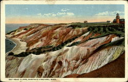 Gay Head Cliffs Martha's Vineyard, MA Postcard Postcard