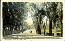 Punta Road Swampscott, MA Postcard Postcard