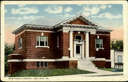 New Public Library Postcard