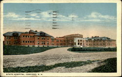 State Hospital Concord, NH Postcard Postcard