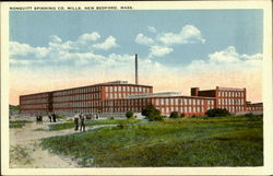 Nonquitt Spinning Co Mils Postcard