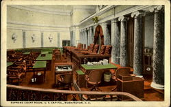 Supreme Court Room U. S. Capitol Postcard