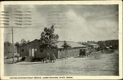 United States Post Office, Camp Devens Postcard