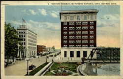 Western Reserve And Second National Bank Warren, OH Postcard Postcard