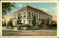 Public Library Postcard