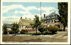 Somerville Hospital Massachusetts Postcard Postcard