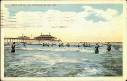 Surf Scene Postcard