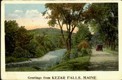 Greeting From Kezar Falls Maine Postcard Postcard