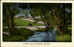 Scene Near Easton Postcard